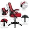 Flash Furniture Office Chair, Mesh, Red HL-0016-1-BK-RED-GG - alternate 6
